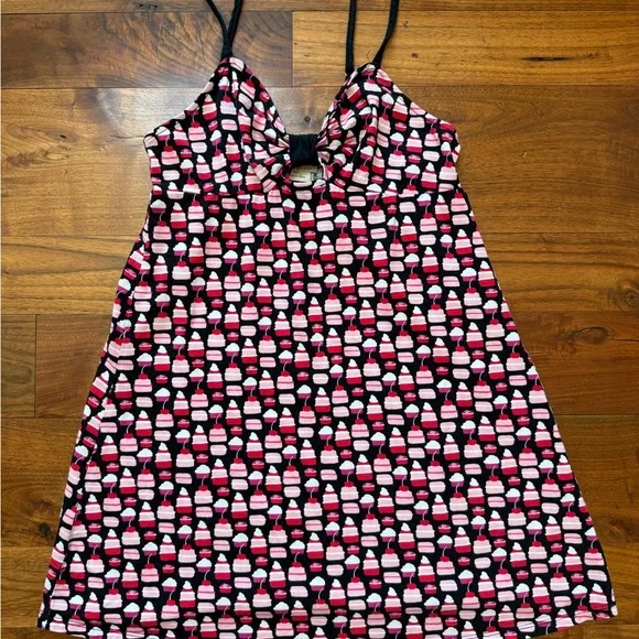Kate Spade New York Cupcake Printed Knit Chemise Size Small - Picture 2 of 7
